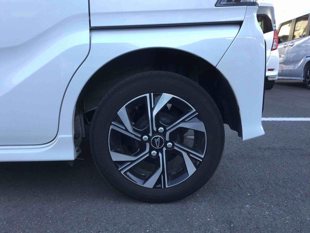 タント カスタムX インパネシフト プッシュスタートスイッチ 電子カードキー 電動パーキングブレーキ 両側パワースライドドア 衝突軽減ブレーキ 車線逸脱防止 アルミホイール ABS(20枚目)