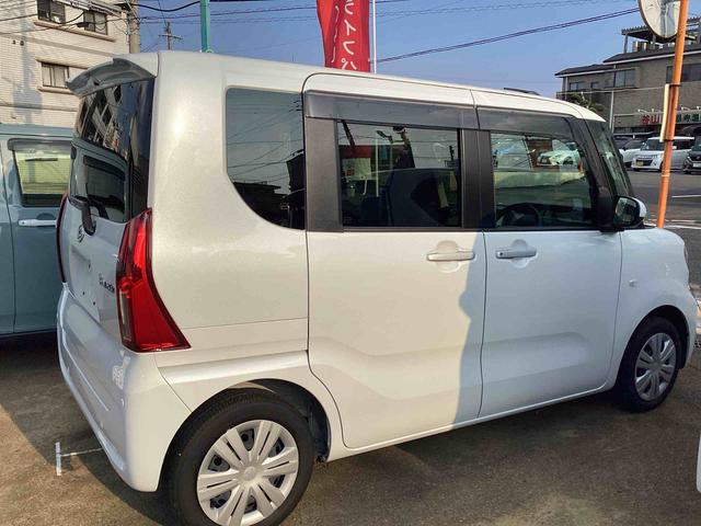 タント X インパネシフト プッシュスタートスイッチ カーナビ バックモニター ブレーキサポート 片側電動両側スライドドア ABS 車線逸脱警報 オートハイビーム(4枚目)