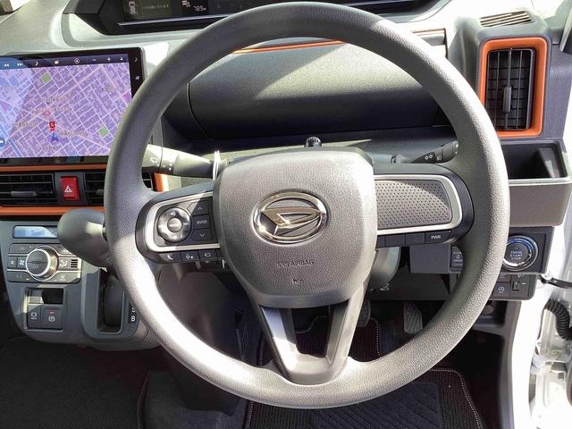 タント ファンクロス　インパネシフト　プッシュスタートスイッチ　電子カードキー　電動パーキングブレーキ　カーナビ　バックモニター　衝突軽減システム　レーンキープアシスト　アルミホイール　ＡＢＳ（17枚目）