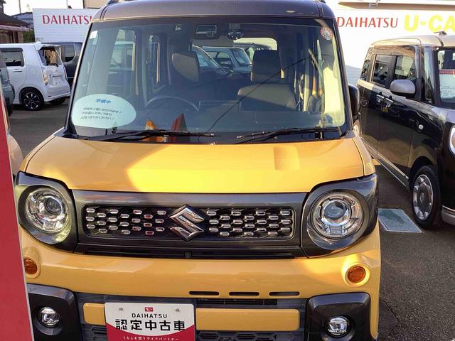 スペーシアギア ハイブリッドＸＺ　ターボ　ターボ付　インパネシフト　プッシュスタートスイッチ　電子カードキー　両側電動スライドドア　シートヒーター　ドラレコ　ＥＴＣ車載器　ＡＢＳ（2枚目）