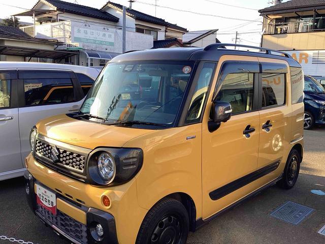 スペーシアギア ハイブリッドＸＺ　ターボ　ターボ付　インパネシフト　プッシュスタートスイッチ　電子カードキー　両側電動スライドドア　シートヒーター　ドラレコ　ＥＴＣ車載器　ＡＢＳ（7枚目）