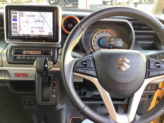 スペーシアギア ハイブリッドＸＺ　ターボ　ターボ付　インパネシフト　プッシュスタートスイッチ　電子カードキー　両側電動スライドドア　シートヒーター　ドラレコ　ＥＴＣ車載器　ＡＢＳ（16枚目）