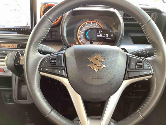 スペーシアギア ハイブリッドＸＺ　ターボ　ターボ付　インパネシフト　プッシュスタートスイッチ　電子カードキー　両側電動スライドドア　シートヒーター　ドラレコ　ＥＴＣ車載器　ＡＢＳ（17枚目）