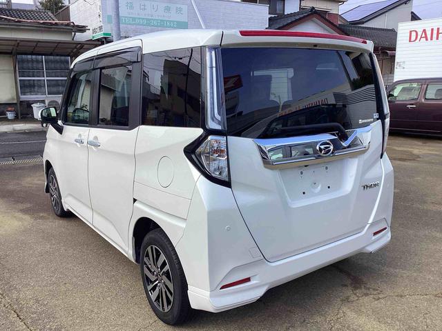 トール カスタムＧ　インパネシフト　プッシュスタートスイッチ　電子カードキー　カーナビ　バックモニター　ドラレコ　両側パワースライドドア　緊急ブレーキ　アルミホイール　ハイビームアシスト　ＡＢＳ（10枚目）