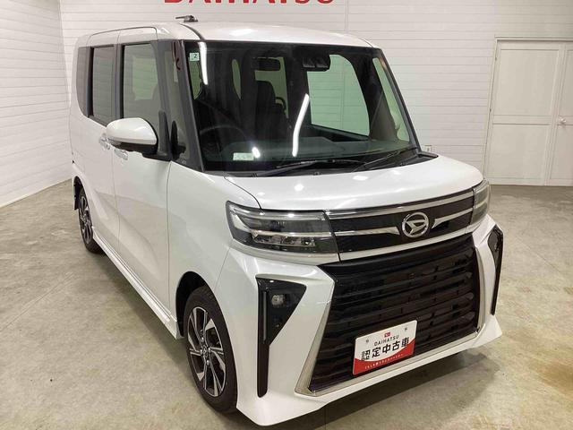 タント カスタムＸ　インパネシフト　プッシュスタートスイッチ　電子カードキー　電動パーキングブレーキ　フォグランプ　両側パワースライドドア　アルミホイール　衝突軽減ブレーキ　車線逸脱防止　ＡＢＳ（6枚目）