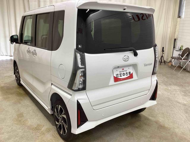 タント カスタムＸ　インパネシフト　プッシュスタートスイッチ　電子カードキー　電動パーキングブレーキ　フォグランプ　両側パワースライドドア　アルミホイール　衝突軽減ブレーキ　車線逸脱防止　ＡＢＳ（9枚目）