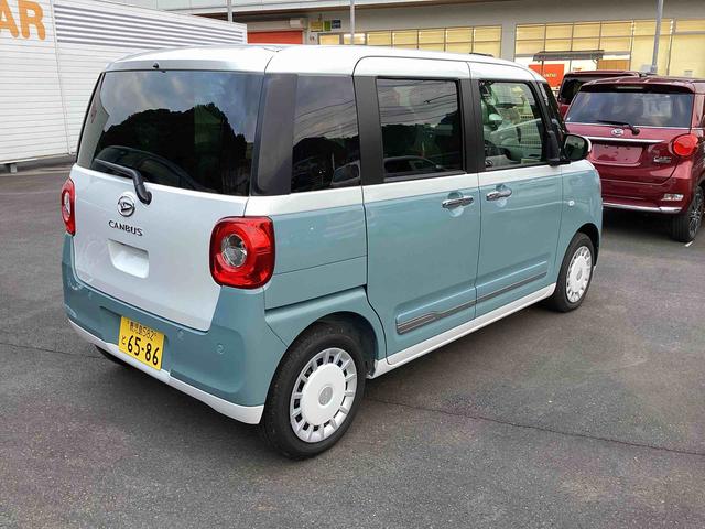 ムーヴキャンバス ストライプスＧ　インパネシフト　プッシュスタートスイッチ　電子カードキー　電動パーキングブレーキ　電動スライドドア　車線逸脱警報　オートハイビーム　ＡＢＳ（10枚目）