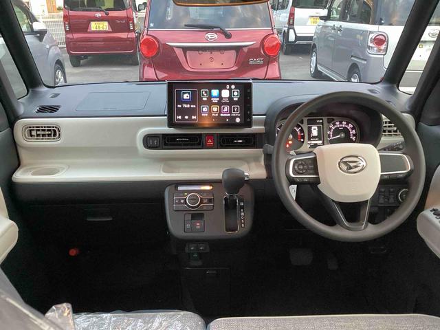 ムーヴキャンバス ストライプスＧ　インパネシフト　プッシュスタートスイッチ　電子カードキー　電動パーキングブレーキ　電動スライドドア　車線逸脱警報　オートハイビーム　ＡＢＳ（17枚目）