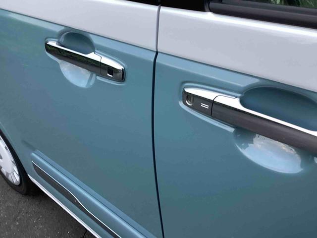 ムーヴキャンバス ストライプスＧ　インパネシフト　プッシュスタートスイッチ　電子カードキー　電動パーキングブレーキ　電動スライドドア　車線逸脱警報　オートハイビーム　ＡＢＳ（29枚目）