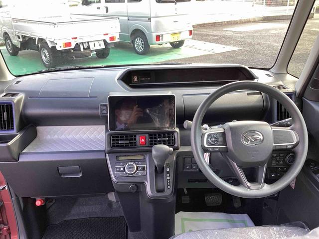 タント X インパネシフト プッシュスタートスイッチ 電子カードキー カーナビ ブレーキサポート 車線逸脱警報 オートハイビーム エアバッグ ABS 両側パワースライドドア(15枚目)
