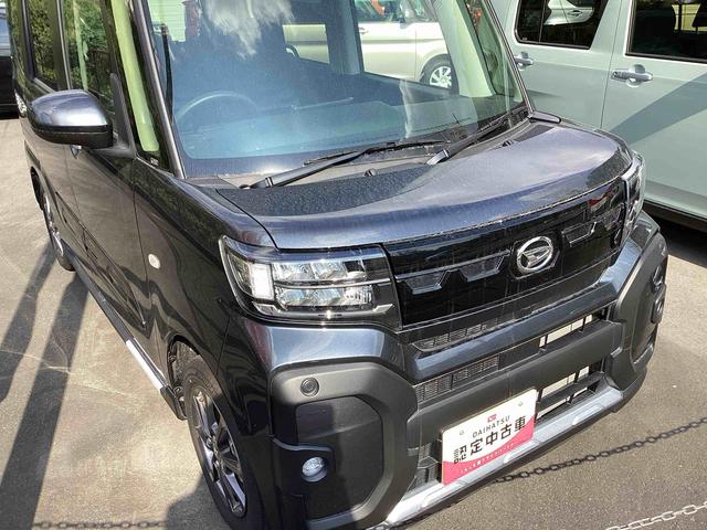 タント ファンクロス　インパネシフト　プッシュスタートスイッチ　電子カードキー　電動パーキングブレーキ　両側オートドア　衝突軽減システム　レーンキープアシスト　ＡＢＳ（6枚目）