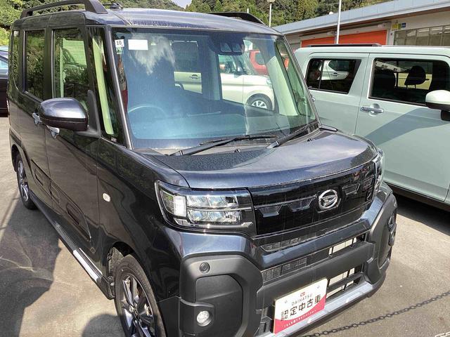 タント ファンクロス　インパネシフト　プッシュスタートスイッチ　電子カードキー　電動パーキングブレーキ　両側オートドア　衝突軽減システム　レーンキープアシスト　ＡＢＳ（7枚目）