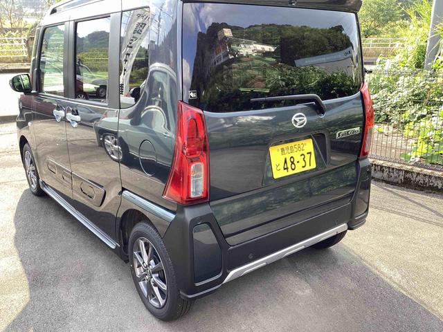 タント ファンクロス　インパネシフト　プッシュスタートスイッチ　電子カードキー　電動パーキングブレーキ　両側オートドア　衝突軽減システム　レーンキープアシスト　ＡＢＳ（9枚目）