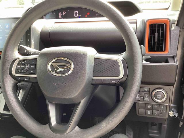 タント ファンクロス　インパネシフト　プッシュスタートスイッチ　電子カードキー　電動パーキングブレーキ　両側オートドア　衝突軽減システム　レーンキープアシスト　ＡＢＳ（16枚目）