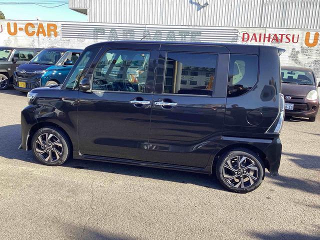 タント カスタムX インパネシフト プッシュスタートスイッチ 電子カードキー 電動パーキングブレーキ 衝突軽減ブレーキ 車線逸脱防止 アルミホイール ABS 両側パワースライドドア(5枚目)