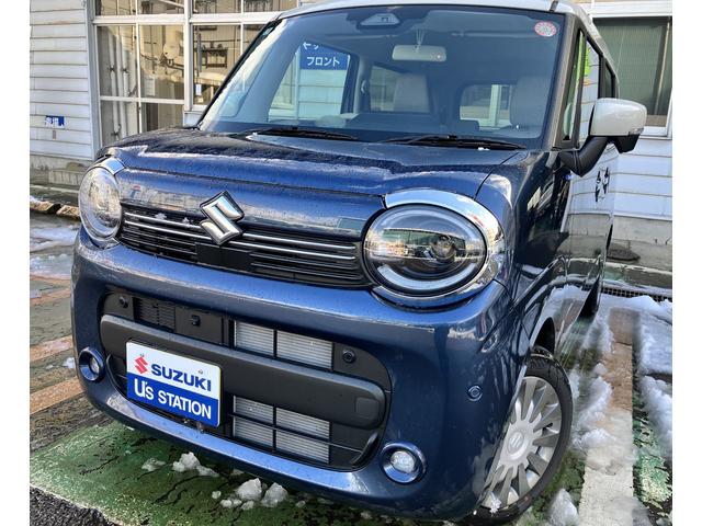 ワゴンＲスマイル ＨＹＢＲＩＤ　Ｘ　３型　★４ＷＤ　純正ナビ　全方位カメラ★　４ＷＤ　純正ナビ　全方位カメラ　スライドドア　オートライト　プッシュスタート　シートヒーター　オートエアコン　衝突被害軽減システム　アイドリングストップ　衝突安全ボディ　盗難防止システム（3枚目）