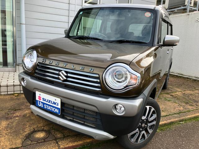 ハスラー Ｊ　ＳＴＹＬＥ　ＩＩＩ　ＭＲ４１Ｓ　２型　★４ＷＤ★　４ＷＤ　純正ナビ　オートライト　プッシュスタート　シートヒーター　オートエアコン　衝突被害軽減システム　アイドリングストップ　衝突安全ボディ　盗難防止システム（2枚目）