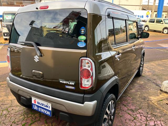 ハスラー Ｊ　ＳＴＹＬＥ　ＩＩＩ　ＭＲ４１Ｓ　２型　★４ＷＤ★　４ＷＤ　純正ナビ　オートライト　プッシュスタート　シートヒーター　オートエアコン　衝突被害軽減システム　アイドリングストップ　衝突安全ボディ　盗難防止システム（3枚目）