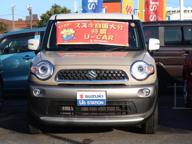 クロスビー HYBRID MZ MN71S ナビ 全方位カメラ 4WD車 バックカメラ ドライブレコーダー オートライト Bluetooth 純正ナビ プッシュスタート シートヒーター オートエアコン スズキセーフティーサポート ETC アイドリングストップ 横滑り防止機能(2枚目)