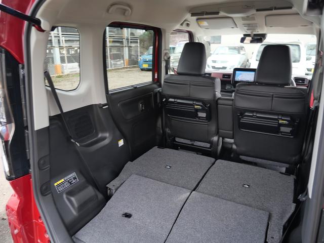 スペーシアカスタム カスタム HYBRID XSターボ 純正ナビ 全方位カメラ スズキセーフティーサポート バックカメラ Bluetooth スライドドア 禁煙車 純正ナビ プッシュスタート シートヒーター オートエアコン 衝突安全ボディ アイドリングストップ 横滑り防止機能(43枚目)