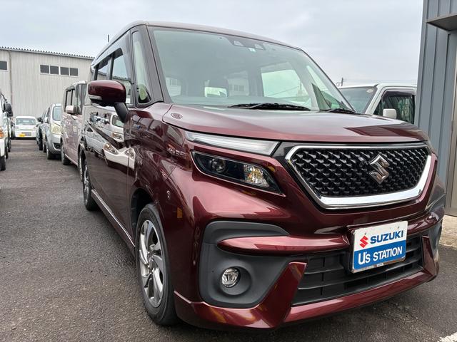 ソリオバンディット バンディット HYBRID SV ナビ 全方位C ドラレコ ドライブレコーダー バックカメラ オートライト Bluetooth スライドドア 純正ナビ プッシュスタート シートヒーター オートエアコン ETC スズキセーフティーサポート アイドリングストップ(3枚目)