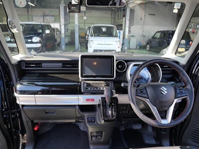 スペーシア カスタム HYBRID XSターボ 全方位カメラ ETC付 スズキセーフティーサポート ドライブレコーダー バックカメラ スライドドア プッシュスタート シートヒーター オートエアコン ETC 衝突安全ボディ 盗難防止システム(9枚目)