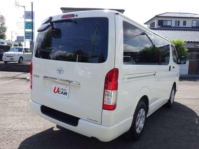 ハイエースバン ロングＤＸ　ＧＬパッケージ　★６人乗り★最大積載量１２５０ｋｇ★電動格納式ドアミラー★ＥＴＣ２．０車載器★横滑り防止機能★キーレスエントリー★ＡＵＴＯライト★小窓付きスライドドア★（2枚目）