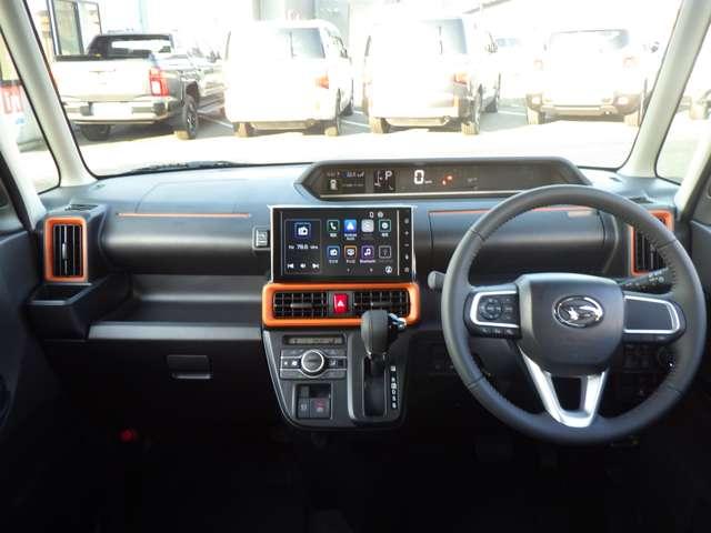 タント ファンクロスターボ　届出済未使用車／純正９インチＤオーディオ（10枚目）