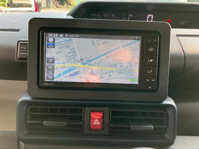 タント Ｘ　純正ナビゲーション　４ＷＤ　バックモニター　スマートアシスト・ＬＥＤヘッドライト・プッシュボタンスタート・オートエアコン・左側パワースライドドア・電動パーキングブレーキ・ＵＳＢソケット・運転席助手席シートヒーター（7枚目）
