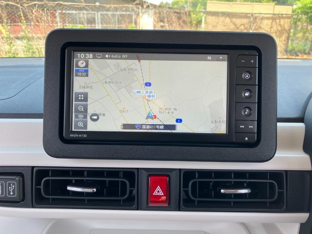 ムーヴキャンバス ストライプスＧ　純正ナビゲーション　バックモニター　ナビ　スマートキープッシュスタート　キーフリーキー　ワンオーナー車　車線逸脱警報　運転席エアバック　オートハイビーム　ＡＢＳ　点検記録簿　エマージェンシーブレーキ（7枚目）