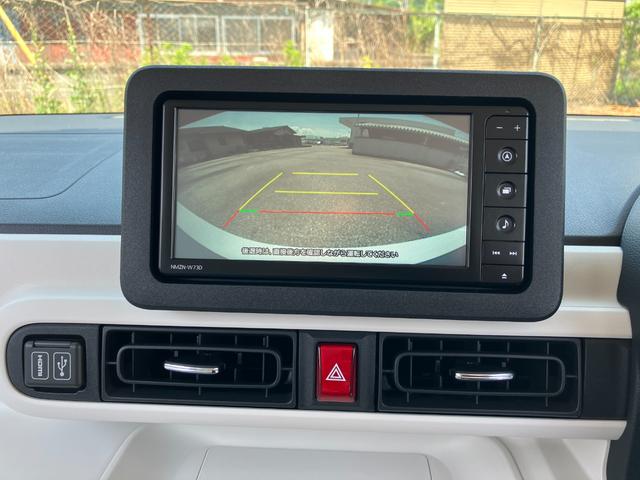 ムーヴキャンバス ストライプスＧ　純正ナビゲーション　バックモニター　ナビ　スマートキープッシュスタート　キーフリーキー　ワンオーナー車　車線逸脱警報　運転席エアバック　オートハイビーム　ＡＢＳ　点検記録簿　エマージェンシーブレーキ（8枚目）