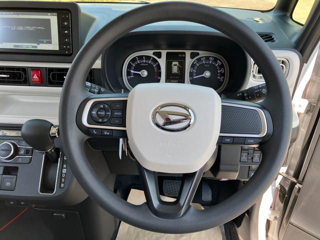 ムーヴキャンバス ストライプスＧ　純正ナビゲーション　バックモニター　ナビ　スマートキープッシュスタート　キーフリーキー　ワンオーナー車　車線逸脱警報　運転席エアバック　オートハイビーム　ＡＢＳ　点検記録簿　エマージェンシーブレーキ（9枚目）