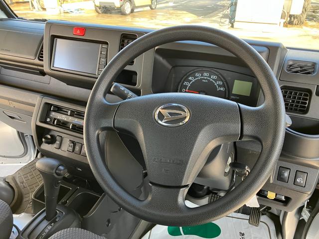 ハイゼットトラック ジャンボＳＡＩＩＩｔ　純正ナビゲーション　バックモニター　１オーナー　パートタイム４ＷＤ　エアバック　ＡＢＳ　メンテナンスノート（10枚目）