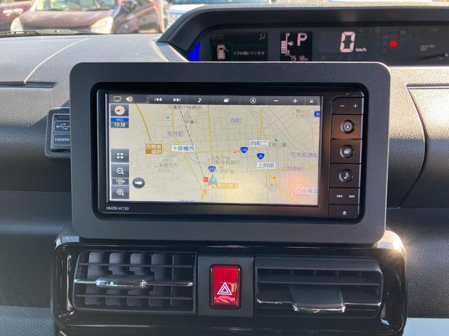 タント カスタムＲＳ　純正ナビゲーション　バックモニター　スマートアシスト・ＬＥＤヘッドランプ・プッシュエンジンスタート・１５インチアルミホイール・両側パワースライドドア・ＵＳＢソケット・オートエアコン・運転席助手席シートヒーター（7枚目）