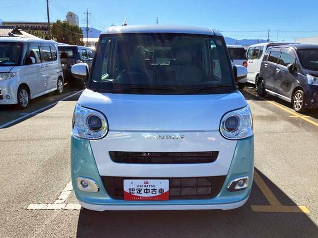 ムーヴキャンバス ストライプスG 純正ナビゲーション バックモニター ナビ スマートキープッシュスタート キーフリーキー ワンオーナー車 車線逸脱警報 運転席エアバック オートハイビーム ABS 点検記録簿 エマージェンシーブレーキ(5枚目)