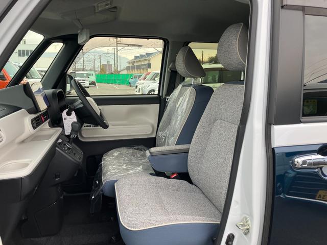 ムーヴキャンバス ストライプスＧターボ　４ＷＤ　１０インチナビ　１オーナー　４ＷＤ　スマートキー　エアバッグ　ターボ　ＡＢＳ　キーフリー　プッシュ式エンジンスタートボタン　両電動スライドドア　オートエアコン（13枚目）