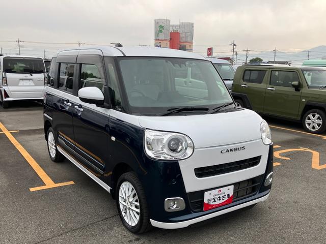 ムーヴキャンバス ストライプスＧターボ　４ＷＤ　１０インチナビ　１オーナー　４ＷＤ　スマートキー　エアバッグ　ターボ　ＡＢＳ　キーフリー　プッシュ式エンジンスタートボタン　両電動スライドドア　オートエアコン（18枚目）