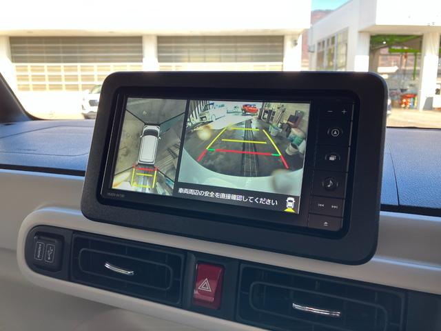 ムーヴキャンバス ストライプスＧターボ　４ＷＤ　純正ナビ　パノラマモニター　１オーナー　４ＷＤ　スマートキー　エアバッグ　ターボ　ＡＢＳ　キーフリー　両電動スライドドア　パワーウィンドウ　オートエアコン（8枚目）