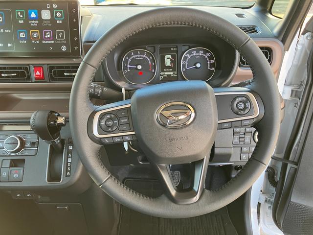 ムーヴキャンバス セオリーＧターボ　４ＷＤ　ディスプレイオーディオ　Ｐモニター　キーレス　スマートキー　４ＷＤ　エアバッグ　ＡＢＳ　ターボ車　両電動スライドドア　オートエアコン　パワーウィンドウ（9枚目）