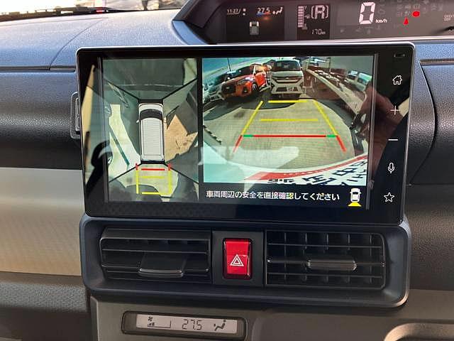 タント Ｘ　９インチディスプレイオーディオ　パノラマモニター　スマートアシスト・ＬＥＤヘッドライト・プッシュボタンスタート・オートエアコン・左側パワースライドドア・電動パーキングブレーキ・ＵＳＢソケット・運転席助手席シートヒーター（8枚目）