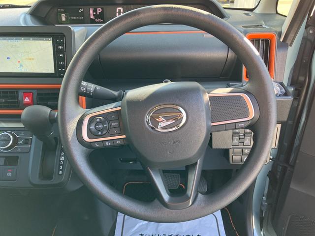 タント ファンクロス　純正ナビ　パノラマモニター　スマートアシスト・ＬＥＤヘッドライト・１４インチアルミホイール・両側パワースライドドア・ＵＳＢソケット・運転席助手席シートヒーター・フルファブリックシート（9枚目）