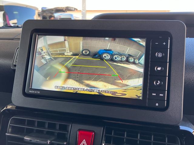 タント カスタムＲＳ　純正ナビゲーション　バックモニター　スマートアシスト・ＬＥＤヘッドライト・１５インチアルミホイール・両側パワースライドドア・ＵＳＢソケット・運転席助手席シートヒーター・レザー調Ｘフルファブリックシート・本革巻ステアリングホイール（8枚目）