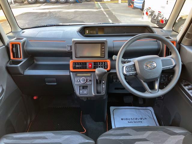 タント ファンクロス　純正ナビ　パノラマモニター　スマートアシスト・ＬＥＤヘッドライト・１４インチアルミホイール・両側パワースライドドア・ＵＳＢソケット・運転席助手席シートヒーター・フルファブリックシート（6枚目）
