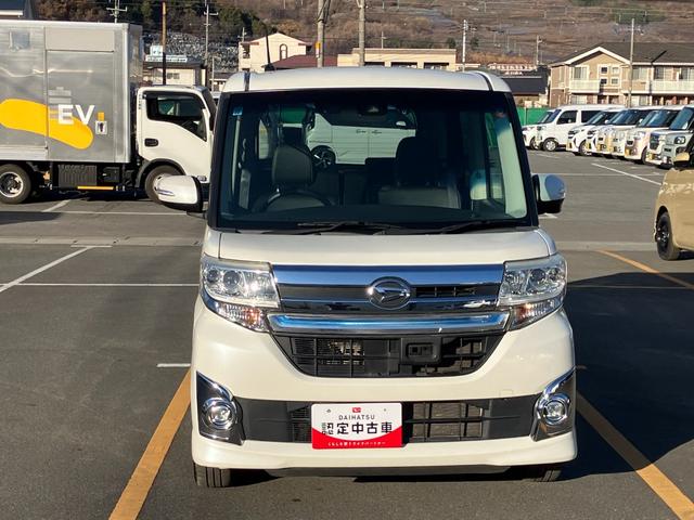 タント カスタムＲＳ　トップエディションＳＡＩＩ　純正ナビＢモニター　前後誤発進抑制　キーフリーシステム　ターボ　スマートキー　アルミ　レーンアシスト　エアバック　ＡＢＳ　記録簿　１オ－ナ－（5枚目）