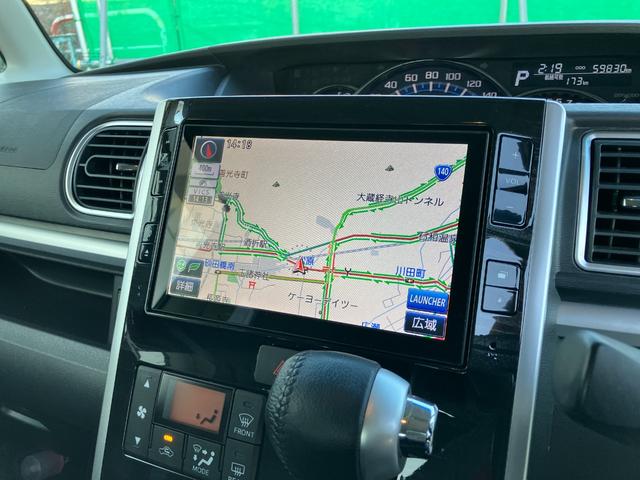 タント カスタムＲＳ　トップエディションＳＡＩＩ　純正ナビＢモニター　前後誤発進抑制　キーフリーシステム　ターボ　スマートキー　アルミ　レーンアシスト　エアバック　ＡＢＳ　記録簿　１オ－ナ－（7枚目）