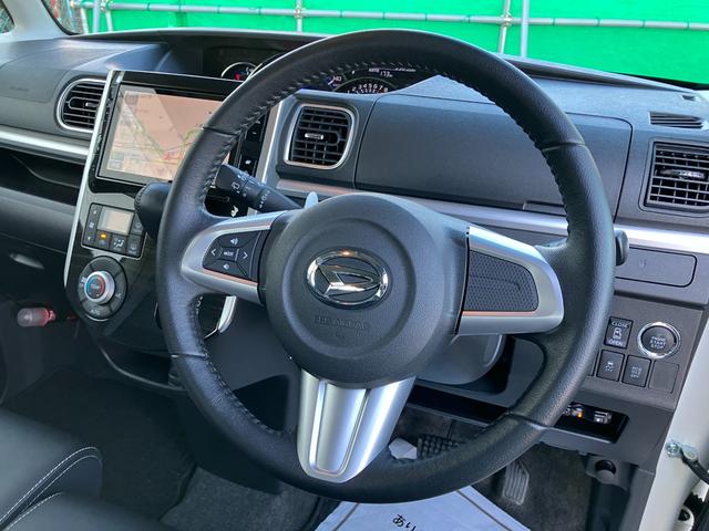 タント カスタムＲＳ　トップエディションＳＡＩＩ　純正ナビＢモニター　前後誤発進抑制　キーフリーシステム　ターボ　スマートキー　アルミ　レーンアシスト　エアバック　ＡＢＳ　記録簿　１オ－ナ－（9枚目）