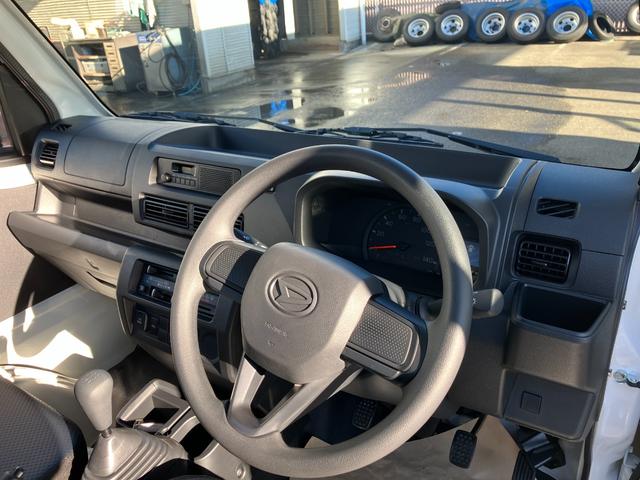 ハイゼットトラック スタンダード 4WD MT AM/FMラジオデッキ スマートアシスト・荷台フロア長2,030mm・荷台幅1,410mm・防錆鋼鈑・ハロゲンヘッドランプ・マニュアルエアコン(8枚目)