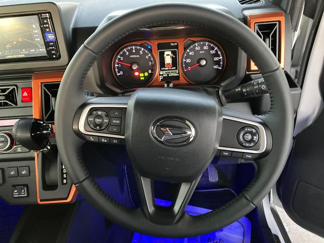 タフト Ｇターボ　４ＷＤ　純正ナビ　パノラマモニター　スマートアシスト・１５インチアルミ・Ｄ－ＣＶＴターボエンジン・ＬＥＤヘッドランプ・ＬＥＤフォグ・電動パーキング・運転席助手席シートヒーター・ＵＳＢソケット（9枚目）