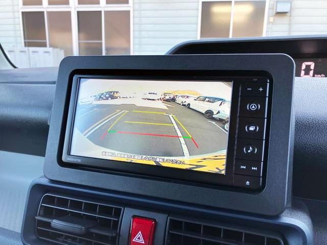 タント Ｘ　純正ナビゲーション　バックモニター　スマートアシスト・ＬＥＤヘッドランプ・ヘッドランプ自動消灯機能・プッシュエンジンスタート・セキュリティアラーム・オートエアコン・左側パワースライドドア・電動格納ドアミラー（8枚目）