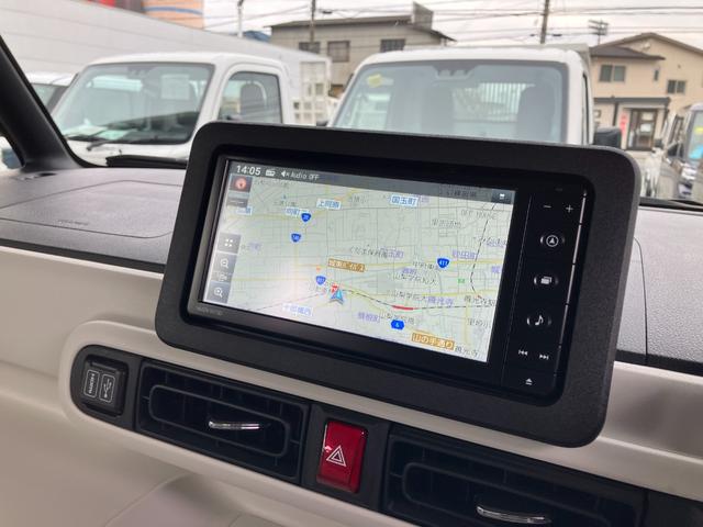 ムーヴキャンバス ストライプスＧ　純正ナビゲーション　ナビ　スマートキープッシュスタート　キーフリーキー　ワンオーナー車　車線逸脱警報　運転席エアバック　オートハイビーム　ＡＢＳ　点検記録簿　エマージェンシーブレーキ（7枚目）